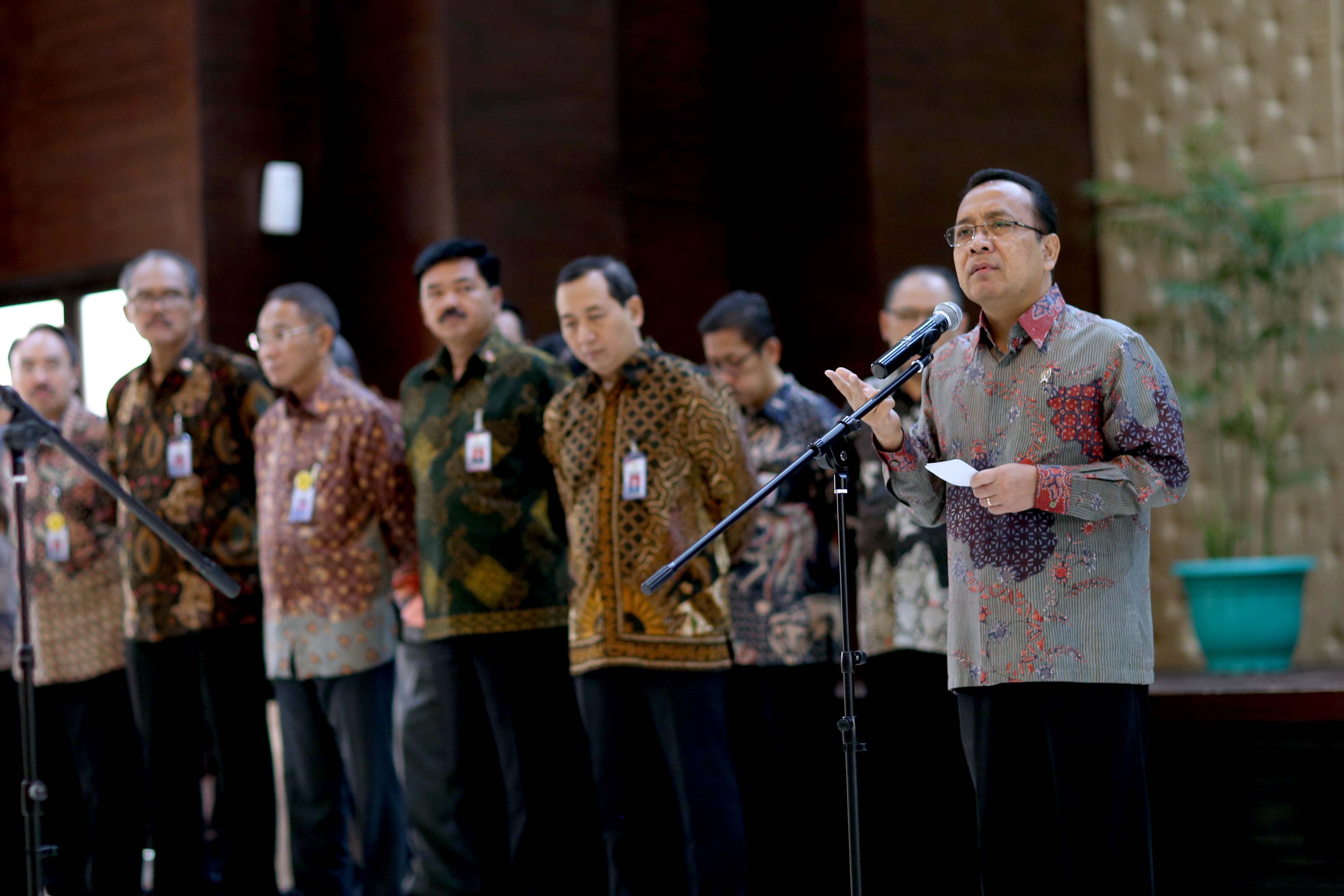 Pengarahan Mensesneg | Sekretariat Negara